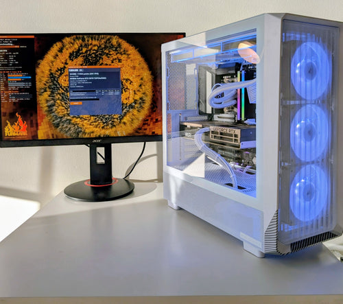 ⚡White RTX 5070 Ti Gaming PC | 1440p/4K Beast